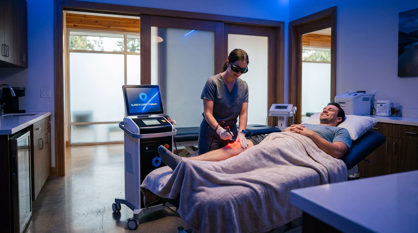 Class IV laser session